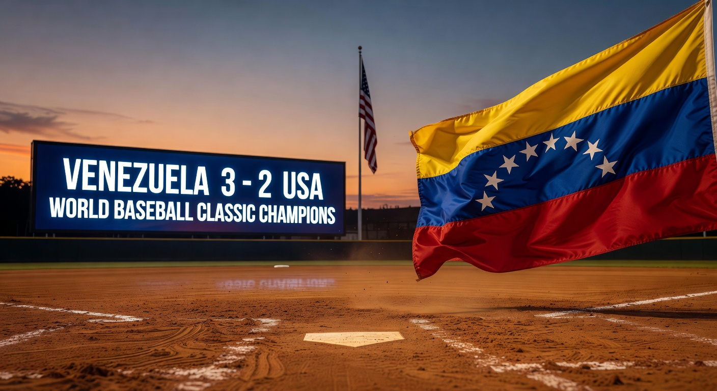 Venezuela defeats United States 3-2 to claim first World Baseball Classic title
