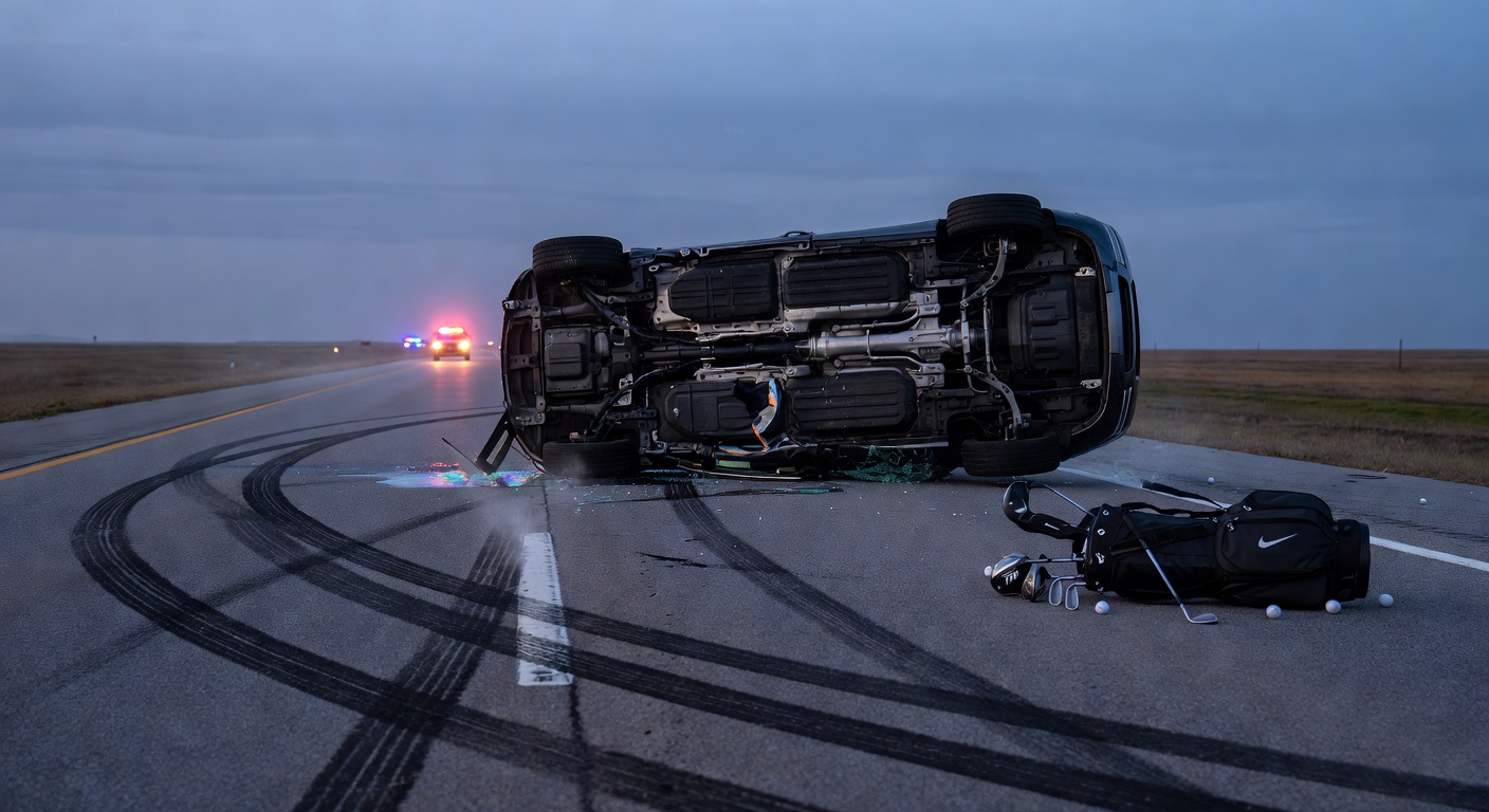 Tiger Woods taken into custody after rollover crash in Florida