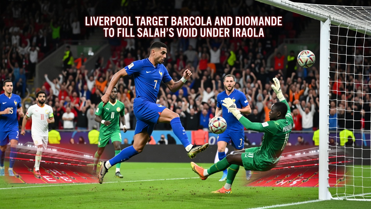 Liverpool Target Barcola and Diomande to Fill Salah's Void Under Iraola