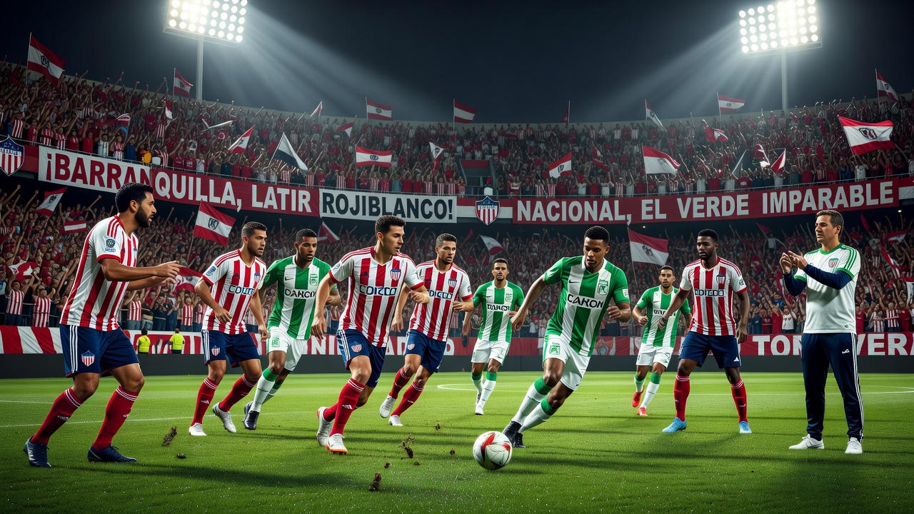 Junior and Atlético Nacional Collide in Apertura Final Amid Pressure and Form