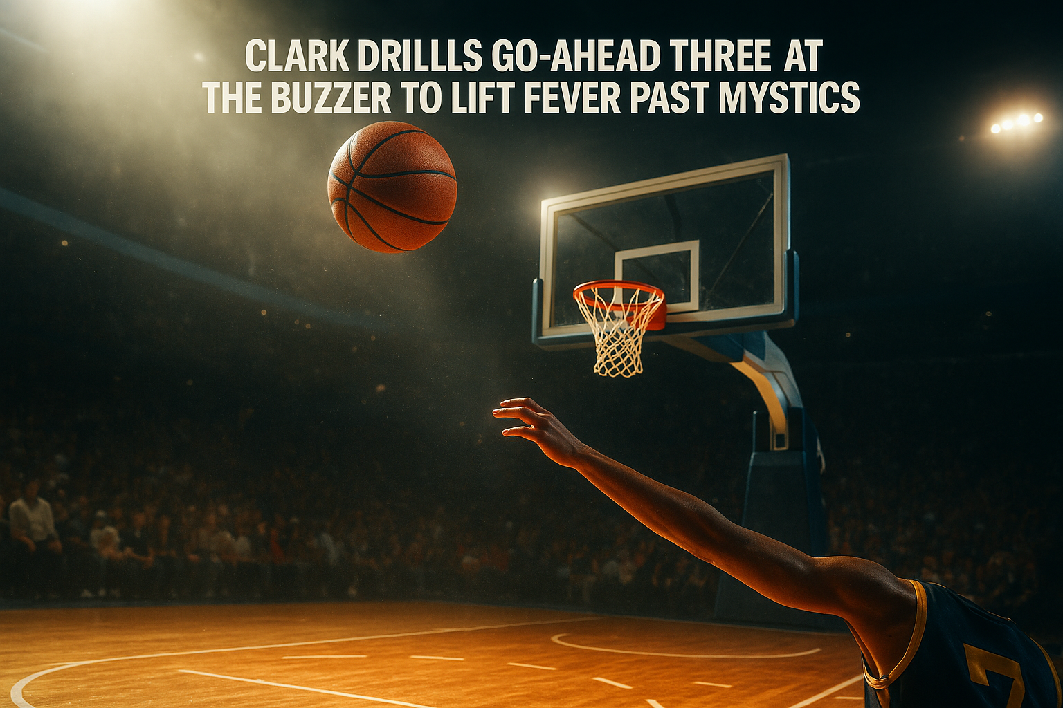Clark drills go-ahead three at the buzzer to lift Fever past Mystics
