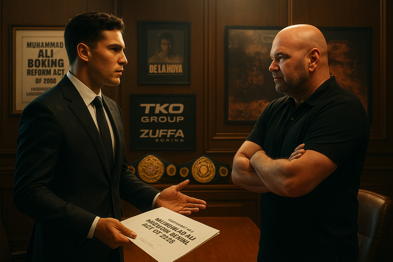 Nico Ali Walsh challenges Dana White to sit-down over boxing reform bill bearing Ali's name