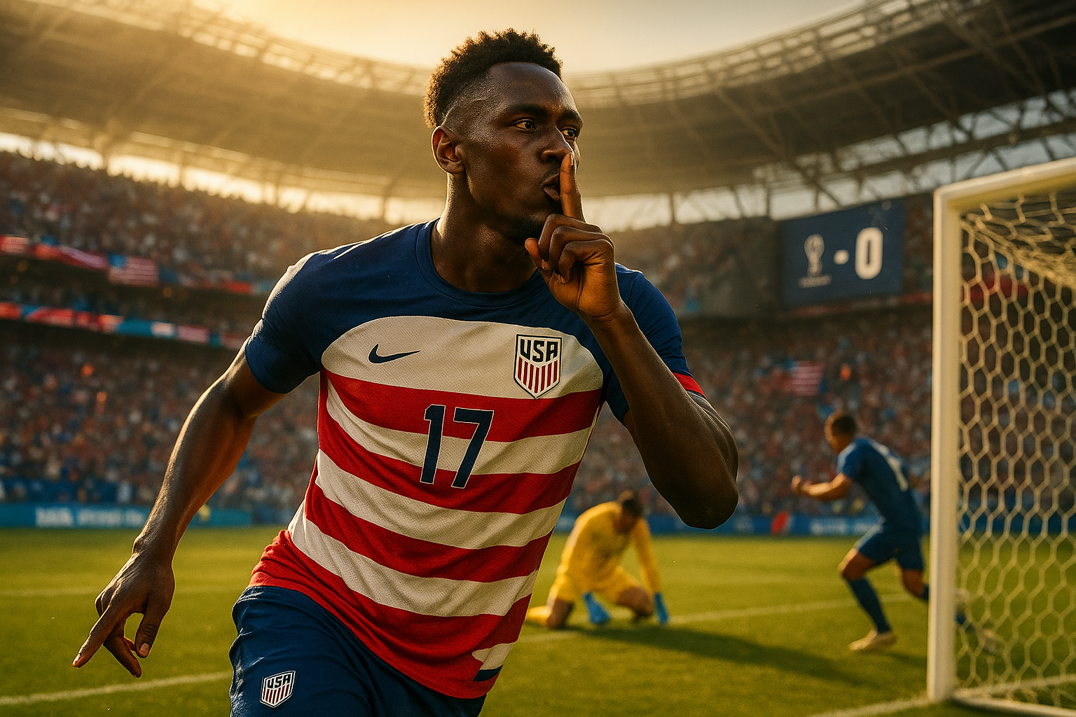 Balogun strikes for USA, channels LeBron in World Cup knockout win