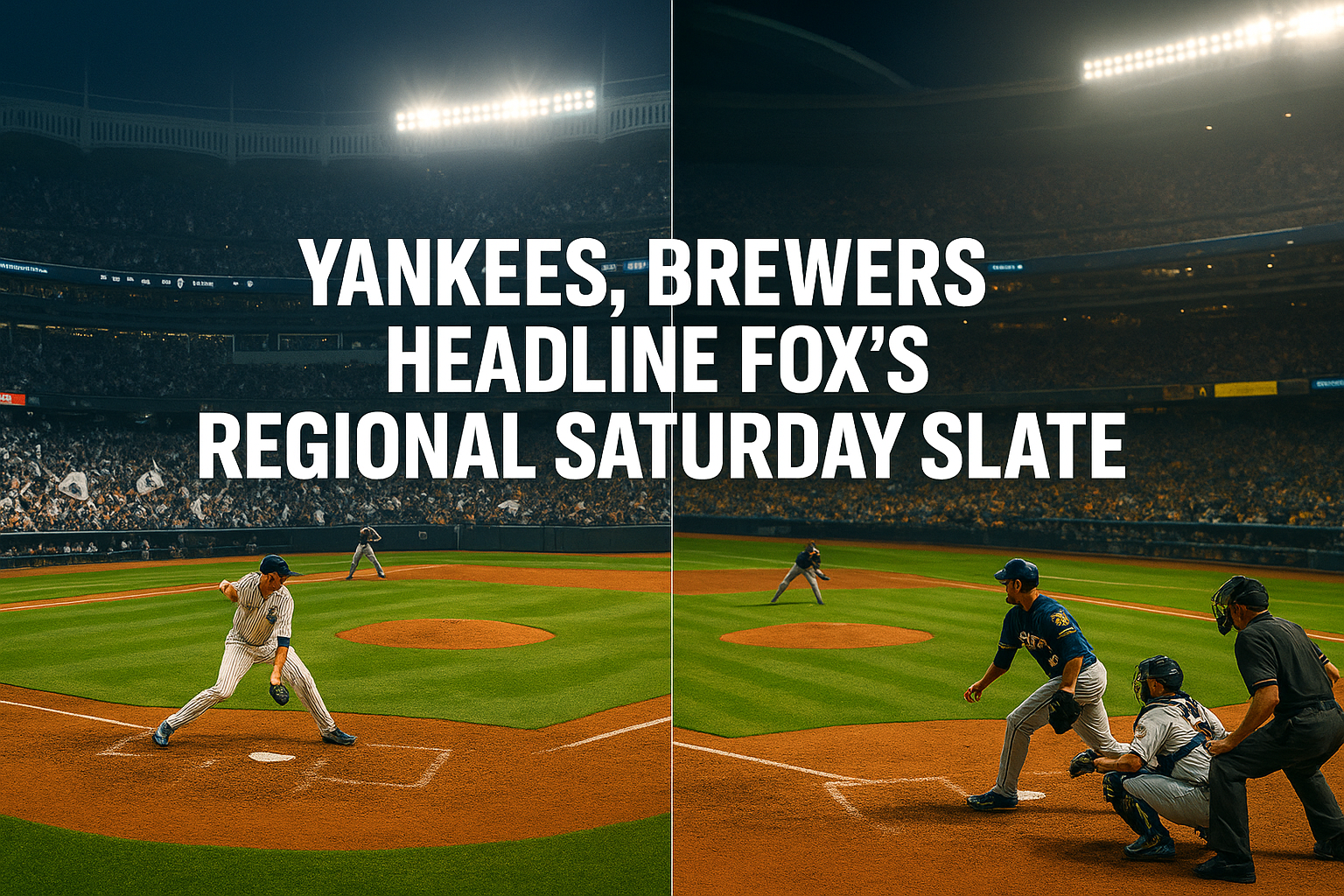 Yankees, Brewers Headline FOX's Regional Saturday Slate