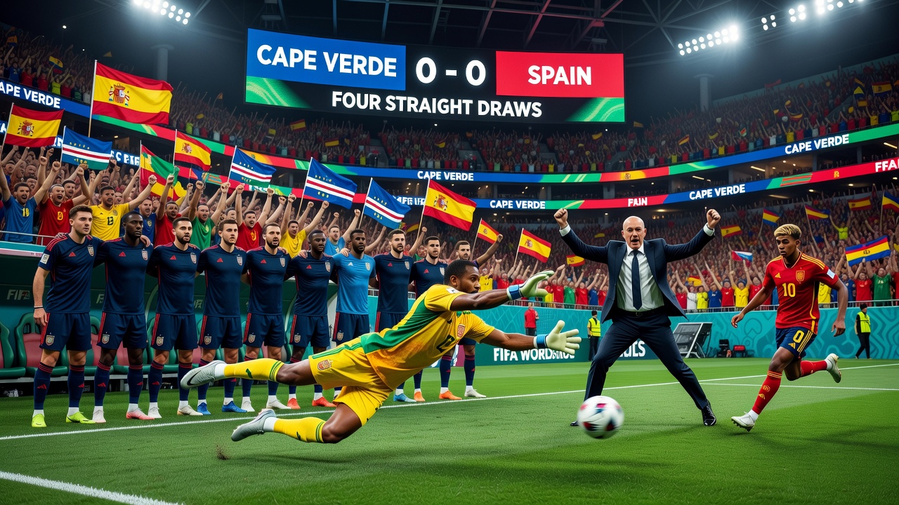 Cape Verde Stun Spain as World Cup Produces Four Straight Draws