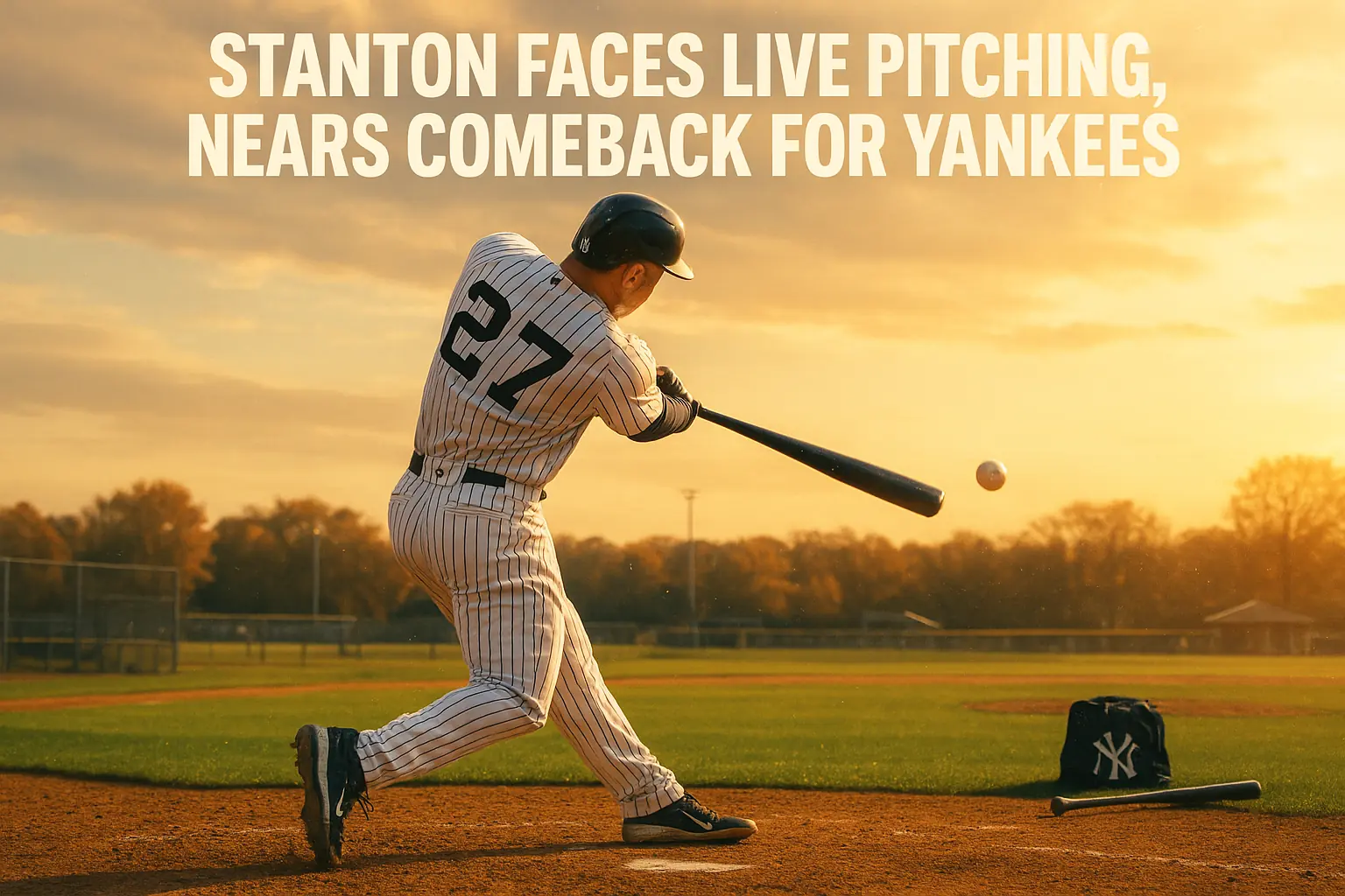 Stanton Faces Live Pitching, Nears Comeback For Yankees
