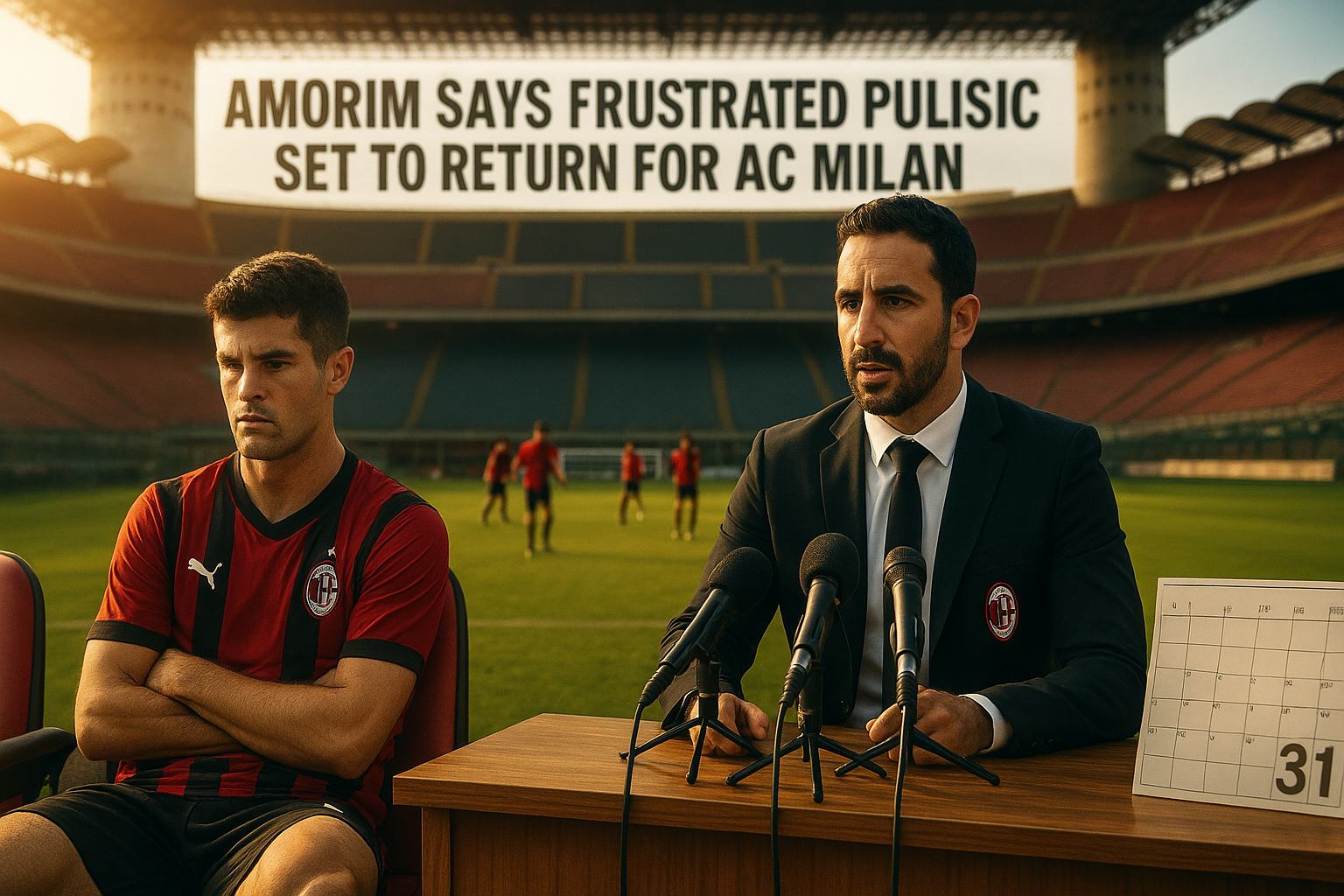 Amorim Says Frustrated Pulisic Set To Return For AC Milan
